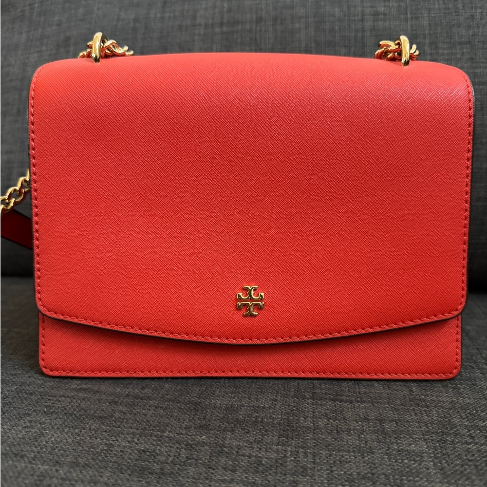 Tory Burch Vibrant Red/Orange Crossbody Bag